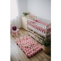 Spielmatte Geflochtener Teppich Für Kinderzimmer Duschgeschenk Großes Bodenkissen Kinder von Kikakids