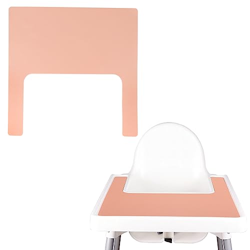Silikon-Hochstuhl-Tischset für IKEA Antilop-Stuhl, Babybohnen-Pasten-Farb-Hochstuhl-Tablett, Fingerfood-Tischset für Babys, Kleinkinder von Kingovalley