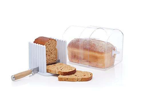 KitchenCraft Brotkasten, Erweiterbar, Durchsichtiger Kunststoff, mit Luftventilen, Ausziehbar bis zu 37 cm, Farblos KitchenCraft Brotkasten, Erweiterbar, Durchsichtiger Kunststoff, mit Luftventilen, Ausziehbar bis zu 37 cm, Farblos von KC BLUE