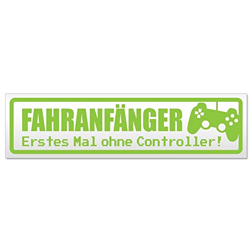 Kiwistar Fahranfänger - ohne Controller Magnetschild Schild magnetisch - 30cm Lindgrün - Magnetfolie für Auto PKW Kfz von Kiwistar