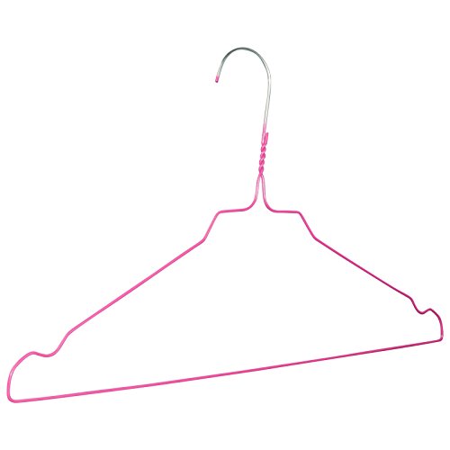 10 Stück Drahtbügel Drahtkleiderbügel Wäscherei Kleiderbügel Picta pink von Kleiderbügelprofi.de