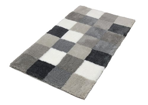 Kleine Wolke Caro Badteppich, Mikrofaser, Flanell, 1 cm cm, 85 x 150 cm von Kleine Wolke