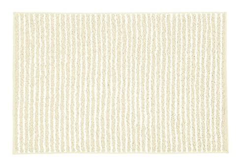 Kleine Wolke Badteppich Yara, Farbe: Natur, Material: 100% Baumwolle, Größe: 60x100 cm von Kleine Wolke