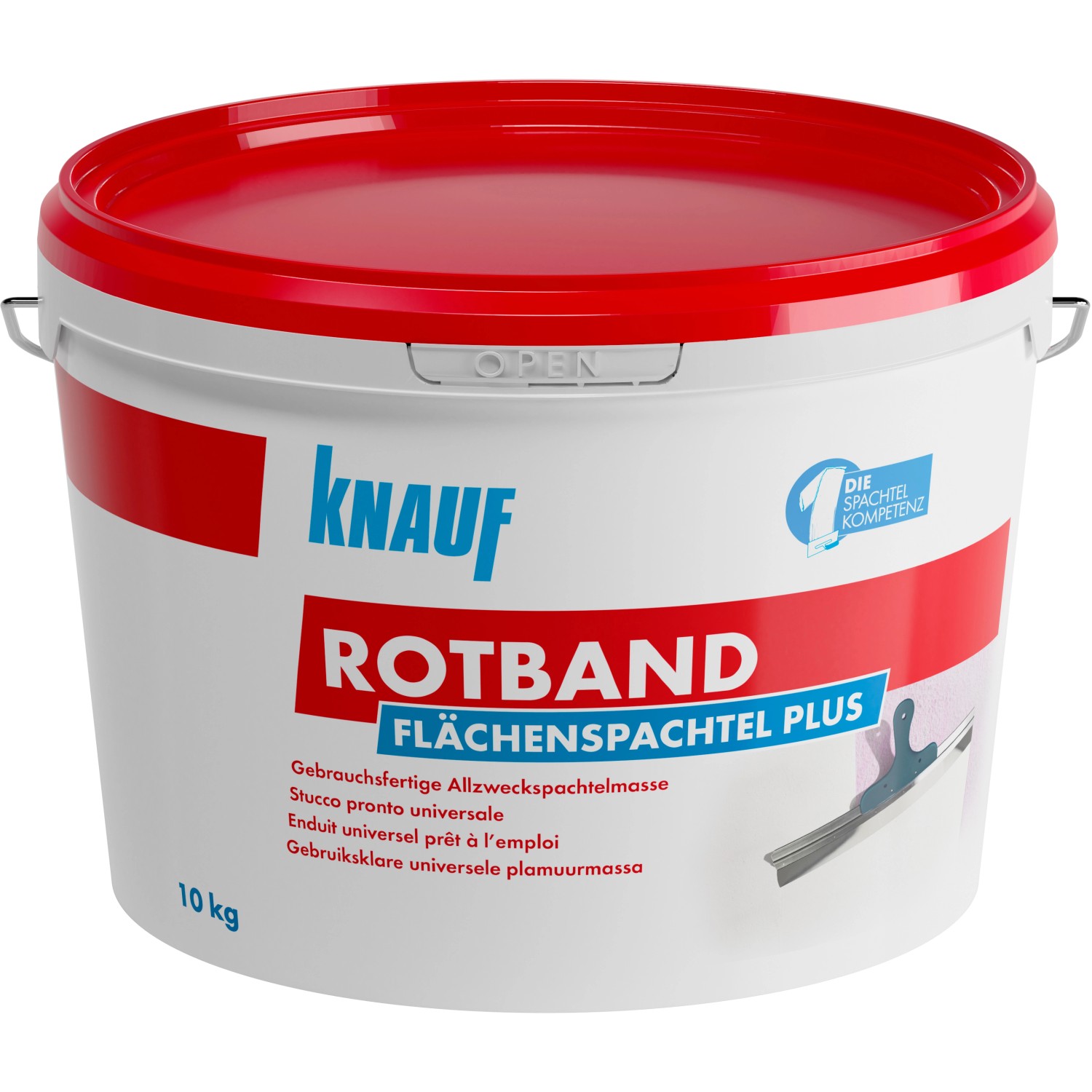 Knauf Rotband Flächenspachtel Plus 10 kg Knauf Rotband Flächenspachtel Plus 10 kg von Knauf