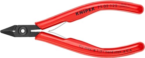KNIPEX Elektronik-Seitenschneider mit Kunststoff-Hüllen brüniert 125 mm 75 02 125 SB KNIPEX Elektronik-Seitenschneider mit Kunststoff-Hüllen brüniert 125 mm 75 02 125 SB von Knipex