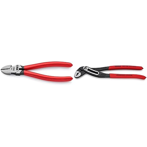 Knipex Seitenschneider schwarz atramentiert, mit Kunststoff überzogen 160 mm 70 01 160 EAN & Alligator, Wasserpumpenzange | Rohrzange, Chrom-Vanadium, atramentiert, 250 mm, 88 01 250 Knipex Seitenschneider schwarz atramentiert, mit Kunststoff überzogen 160 mm 70 01 160 EAN & Alligator, Wasserpumpenzange | Rohrzange, Chrom-Vanadium, atramentiert, 250 mm, 88 01 250 von Knipex