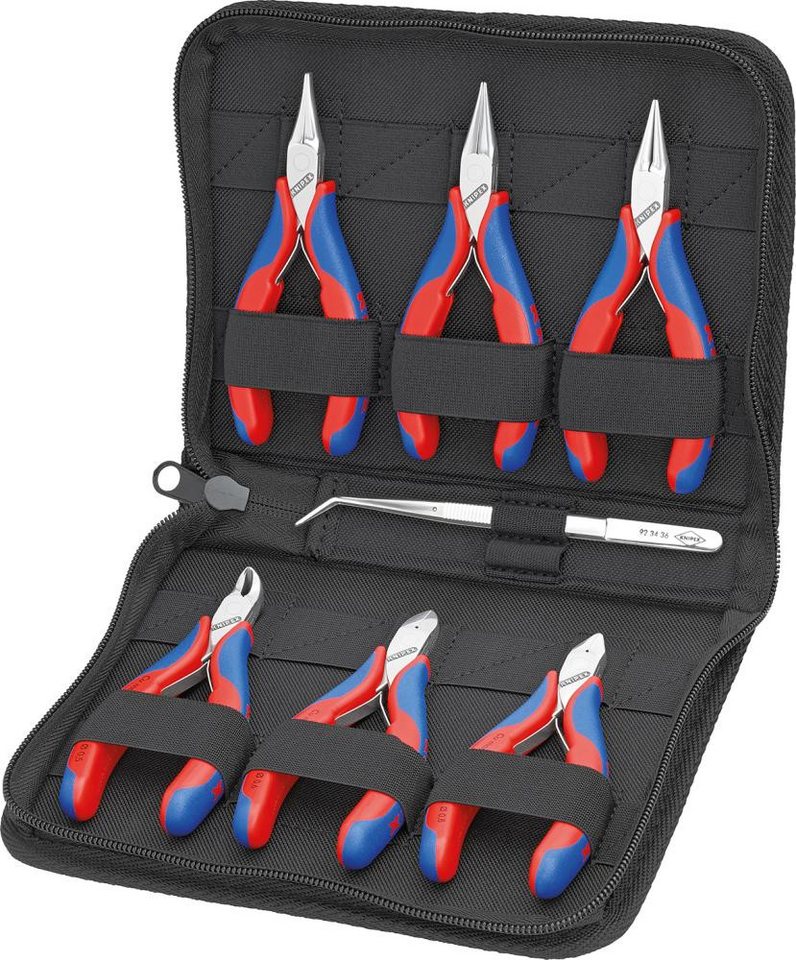 Knipex Zangenset Knipex Elektronikzangen-Set 7-teilig Knipex Zangenset Knipex Elektronikzangen-Set 7-teilig von Knipex