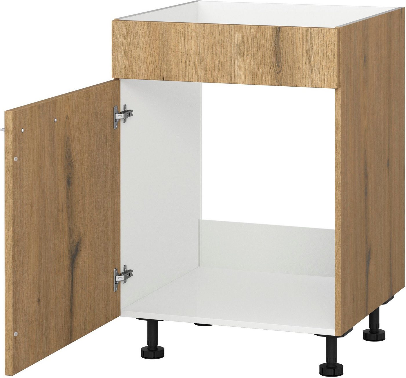 KOCHSTATION Spülenunterschrank KS-Trea SPBL50 Breite 50 cm, Höhe 75 cm von KOCHSTATION