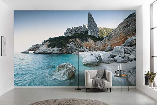 Komar Vlies Fototapete BEACH TALES | Tapete, XXL, Dekoration, Natur, Landschaft, Schlafzimmer, Wohnzimmer, Büro, Flur | Größe 450 x 280 cm (Breite x Höhe) | SHX9-007 von Komar