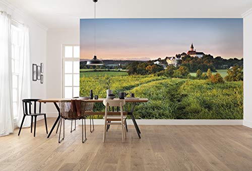 Komar Vlies Fototapete HIMMLISCH | Tapete, XXL, Dekoration, Natur, Landschaft, Schlafzimmer, Wohnzimmer, Büro, Flur | Größe 450 x 280 cm (Breite x Höhe) | SHX9-044 von Komar