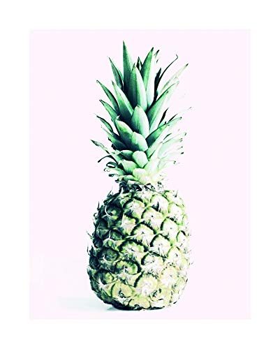 Komar Wandbild | Pineapple | Poster, Bild, Wohnzimmer, Schlafzimmer, Dekoration, Kunstdruck | ohne Rahmen | P076-40x50 | Größe: 40 x 50 cm (Breite x Höhe) von Komar