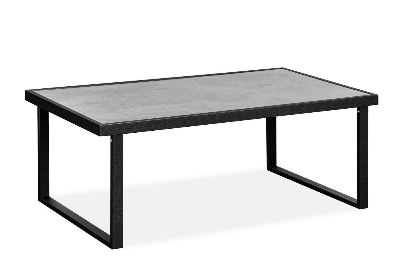 Konsimo Gartentisch FRENA Gartentisch hergestellt in der EU (1x Tisch, Maße: 118x45x65 cm, 1x Tisch), handgefertigt, Rostbeständig, Stahl, UV-Beständigkeit von Konsimo