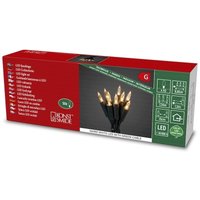 6303-100 led Mini Lichterkette 50 Warmweiße Dioden 230V Grünes Kabel - Konstsmide von Konstsmide