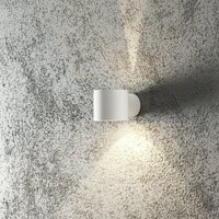 Konstsmide Lighting - Konstsmide Modena Outdoor Moderne Up Down Runde Wandleuchte Weiß, IP44 von KONSTSMIDE LIGHTING