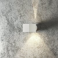 Konstsmide Lighting - Konstsmide Modena Moderne quadratische Up-Down-Wandleuchte für den Außenbereich, weiß, IP44 von KONSTSMIDE LIGHTING