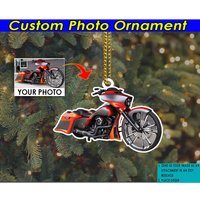 Biker Weihnachten Motorrad Personalisierte Verzierung, Coole Geschenke Für Biker, Custom Bike Beste Geschenke, Geschenk, Acryl Ornamente von KoolKoolCustomDesign