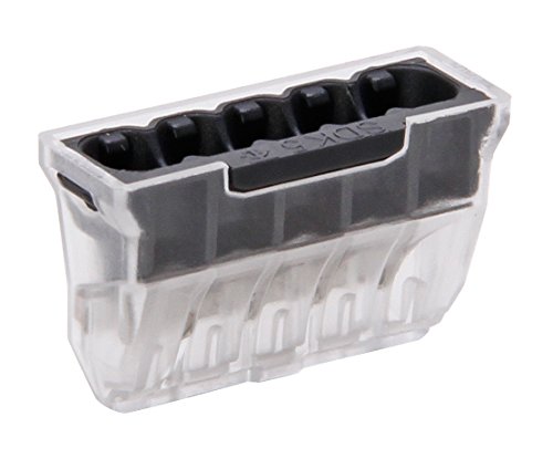 Kopp 55566402 Steckklemme transparent/dunkelgrau 5-polig für starre Leiter 1,5-2,5 mm² Inhalt 25 Stück Kopp 55566402 Steckklemme transparent/dunkelgrau 5-polig für starre Leiter 1,5-2,5 mm² Inhalt 25 Stück von Kopp