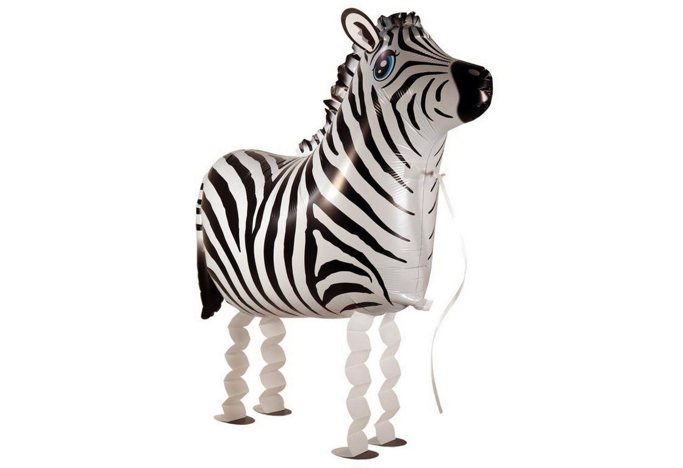 Kopper-24 Folienballon Folienballon Airwalker Zebra, ca. 65 x 43 cm von Kopper-24