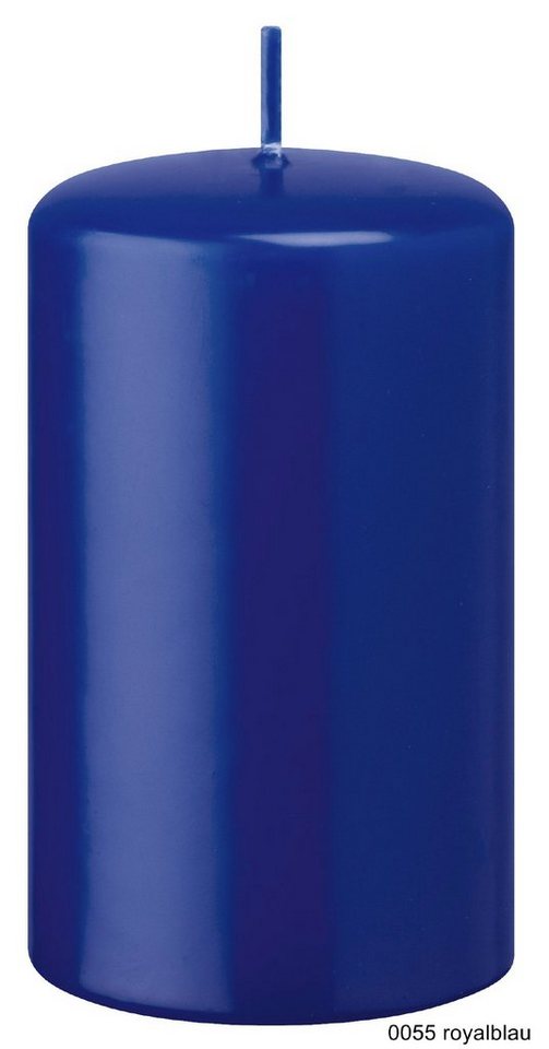 Kopschitz Kerzen Stumpenkerze Flachkopf-Stumpenkerzen Royalblau 100 x Ø 40 mm, 16 Stück von Kopschitz Kerzen