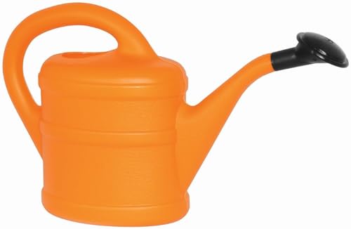 Gießkanne 1L ORANGE + 1x BILDMAGNET! Kindergießkanne Kunststoff für Kinder groß & klein, Garten & Zimmerpflanzen Gießkannen Gieskanne Gieskannen Giesskanne 1 Liter Watering Can Gieskannen1Liter von KOVA