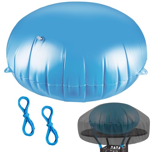 Kovshuiwe Pool Luftkissen Winter Zubehör- 110cm Dia Reusable Weather Resistant Dome Airbag with Ropes to Fix- Picnic Table Airbag Patio Table Cover Support for Outdoor Patio Furniture, Blue von Kovshuiwe