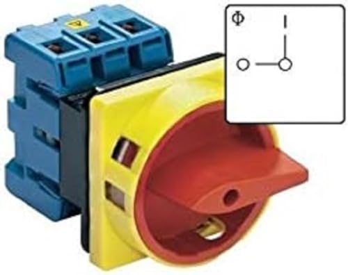 Kraus & Naimer KG41B T203/01 E Lasttrennschalter absperrbar 40A 1 x 90° Rot, Gelb 1St. von Kraus & Naimer
