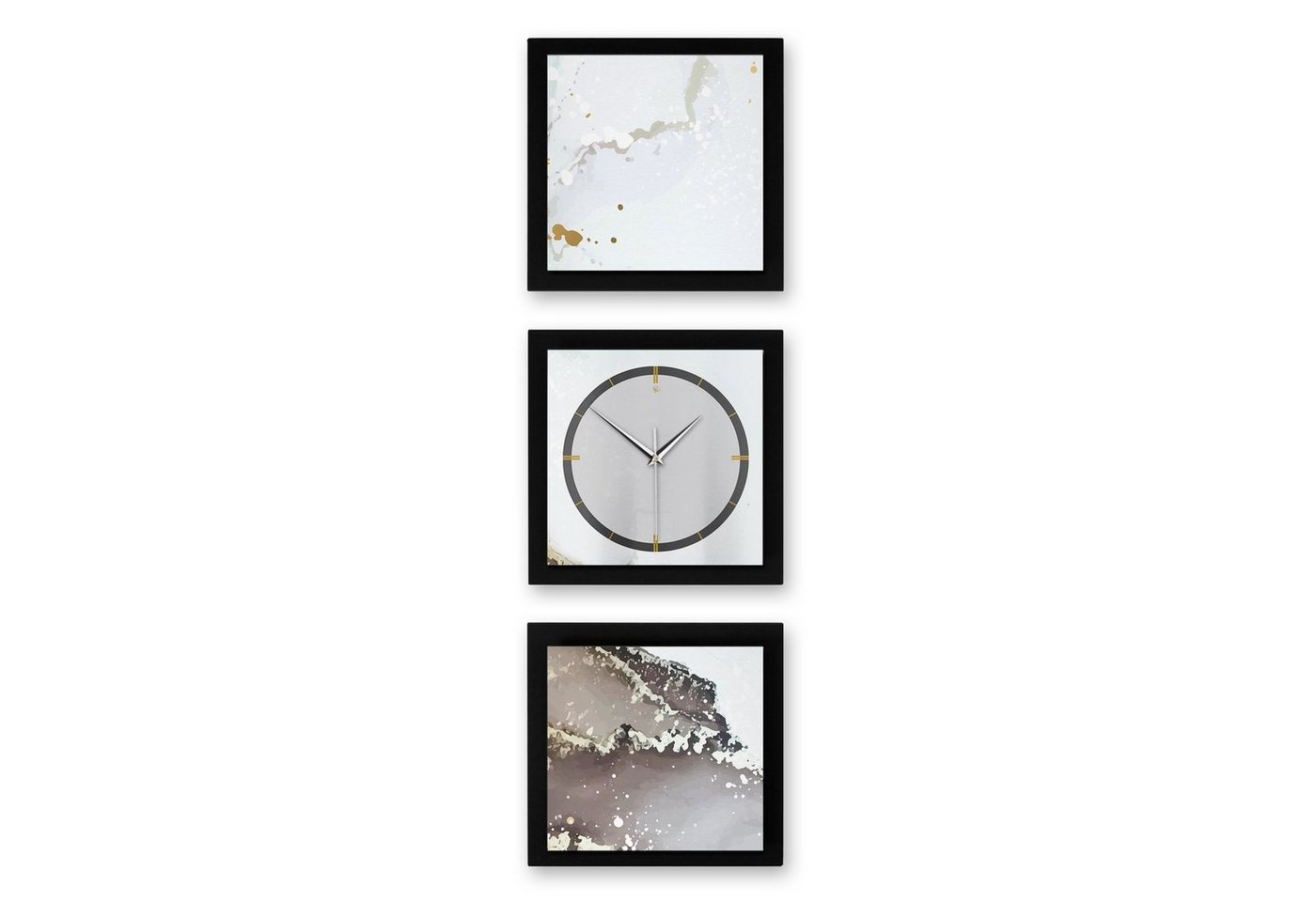 Kreative Feder Wanduhr Abstract Water (ohne Ticken, Funk- oder Quarzuhrwerk, elegant, außergewöhnlich, modern) von Kreative Feder