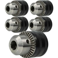 5x Zahnkranzbohrfutter 1,5 - 13mm - 13mm (1/2) x 20 kompatibel mit Universal Würth, Ryobi, Panasonic Bohrmaschinen, Schlagbohrer - Kress von Kress