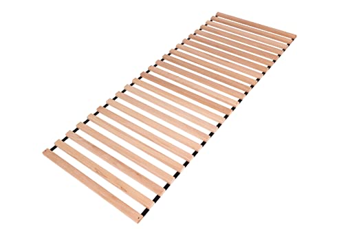 Krok Wood Premium Lattenrost Rollrost mit 23 extra stabilen Leisten aus Massivholz Buche 120x220 cm von Krok Wood