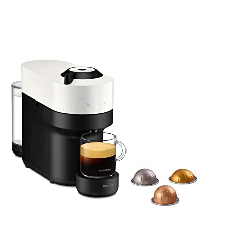 Nespresso Kaffeemaschine Krups Vertuo Pop weiß YY4889FD von Nespresso