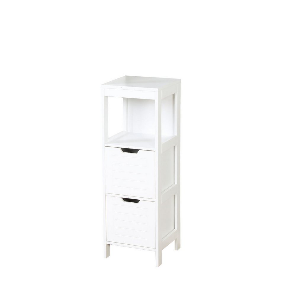 Kubus Hochschrank für Badezimmer Vermont, Praktische Aufbewahrung in elegantem Design Drei Fächern für optimalen Stauraum Kubus Hochschrank für Badezimmer Vermont, Praktische Aufbewahrung in elegantem Design Drei Fächern für optimalen Stauraum von Kubus