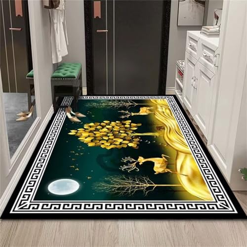 Kunsen mädchen Zimmer teppichdeko mädchen zimmerkeine AllergienTraditioneller Teppich Blumenmuster Dekoration Wohnzimmer Teppich Blauteppich junge200X300CM von Kunsen