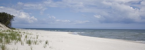 Kunstdruck Fotodruck Ostseestrand Meer Küste Sandstrand 95x33 cm von Kunstdruck Meer