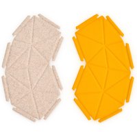 Kvadrat - Clouds 8er-Set, Divina MD 213 (meliertes beige) / Divina 426 (orange) von Kvadrat