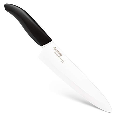 Kyocera GEN Serie, kleines Keramik-Kochmesser, Klingenlänge 18 cm, schwarzer Griff, 30,2 x 4,4 x 1,9 cm von Kyocera