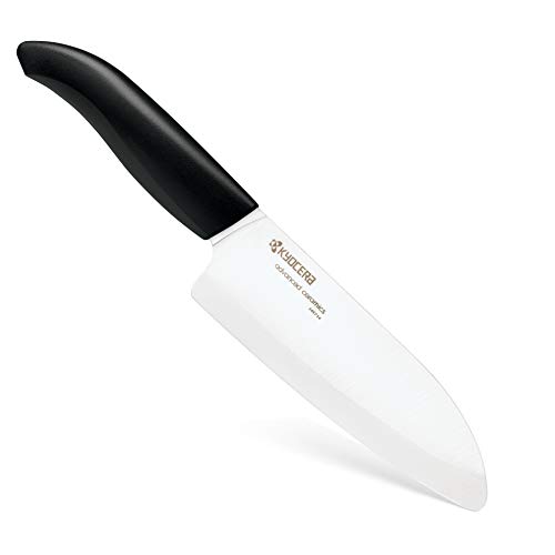 Kyocera, Santoku, schwarz Messer, Kunststoff Keramik, 14 cm von Kyocera