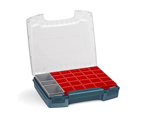 Sortierbox klein Schrauben | i-BOXX professional blau mit Insetbox A3 | Ideal für i-BOXX RACK & LS-BOXX | Ideale Aufbewahrungsbox Schrauben leer von L-BOXX
