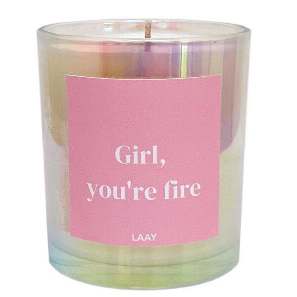 LAAY Duftkerze "Girl, you're fire" - 100% Sojawachs -250gr von LAAY