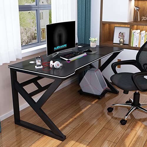 LAMEDOAT Gaming-Schreibtisch Ich Habe den robusten Schreibtisch für das Heimbüro, den PC, den Laptop, die Workstation, den Gaming-Computertisch, den Arbeitstisch für den PC, den großen Computertisch von LAMEDOAT