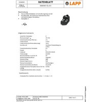 LAPP 22260001 Sensor/Aktorbox passiv M12-Verteiler mit Kunststoffgewinde 1St. von LAPP