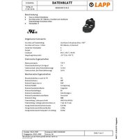 LAPP 22260006 Sensor/Aktorbox passiv M12-Verteiler mit Kunststoffgewinde 1St. von LAPP