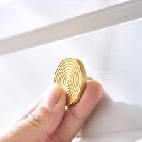 Massivem Messing Fingerabdruck Knäufe Zieht Gold Schubladen Einzigartige Küche Türknäufe Goldene Kommode Möbelknäufe lbfeel von LBFEEL