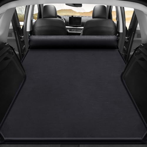 LBLhello Auto-aufblasbare Matratze für, Luftbett-Kissen, tragbares Zubehör, Rot (schwarz normal) von LBLhello