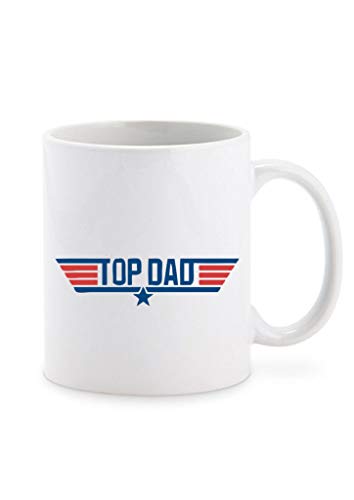 LE HERISSON Tasse Top Dad Vatertag taglia unica Bianco von LE HERISSON