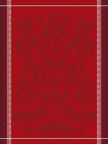 Le Jacquard Français 28979 Geschirrtuch Piments Rouge 60x80 cm Baumwolle von LE JACQUARD FRANÇAIS