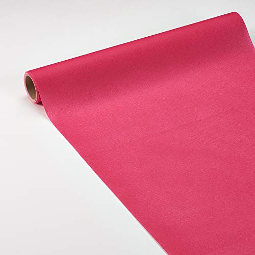 Le Nappage - 3-in-1 Airlaid Tischläufer in Pink - Recycelbar und biologisch abbaubar - FSC-Zertifiziert - Papier Tischläufer Pink - Größe 0,40 x 4,80 Meter von Le Nappage