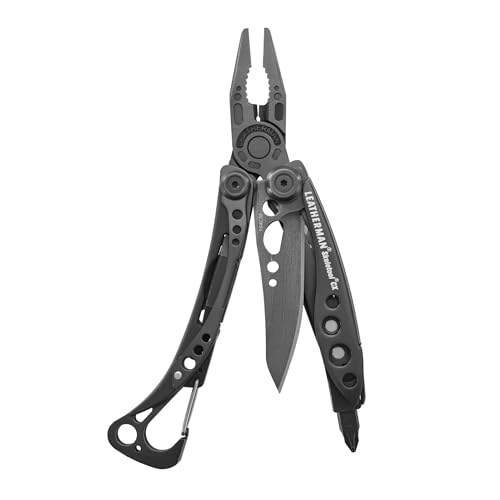 Leatherman Skeletool CX - Mehrzweckwerkzeug mit 7 Werkzeugen, darunter Zange, Drahtschneider und Messer, für Outdoor und Camping, rostfreier Stahl, Onyx von LEATHERMAN