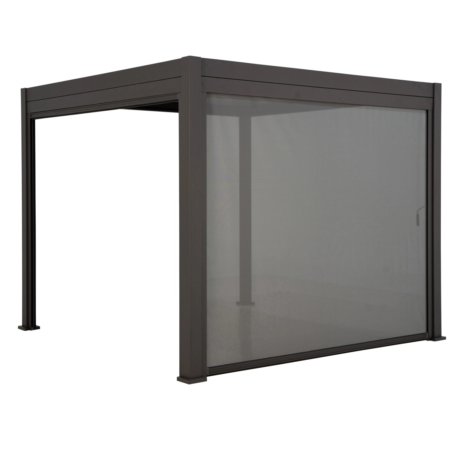 Leco Rollo 3 m Zur Lamellenpergola Deluxe Anthrazit Leco Rollo 3 m Zur Lamellenpergola Deluxe Anthrazit von LECO