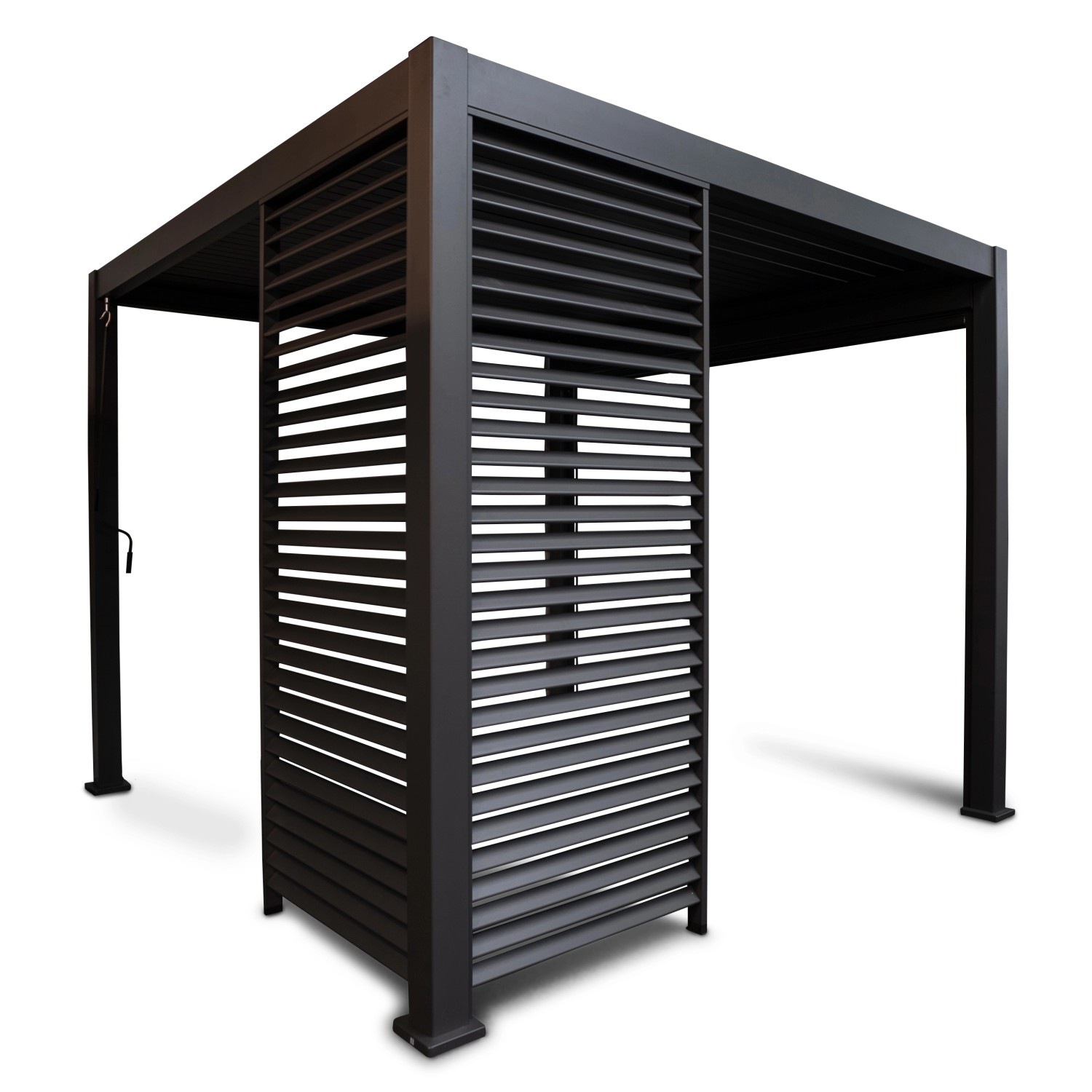 Leco Wand 93 cm Zur Lamellenpergola Deluxe Anthrazit Leco Wand 93 cm Zur Lamellenpergola Deluxe Anthrazit von LECO