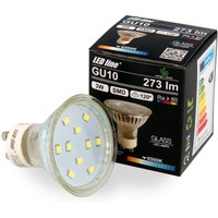 Led Line - GU10 3W led Leuchtmittel Kaltweiß 6500K 273 Lumen Spot Strahler Einbauleuchte Energiesparlampe Glühlampe von LED LINE